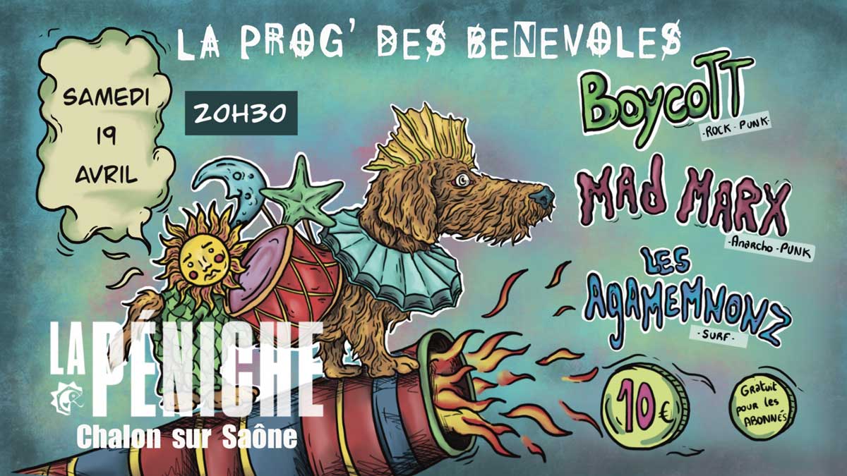 BOYCOTT + MAD MARX + LES AGAMEMNONZ © Mathilde Merius